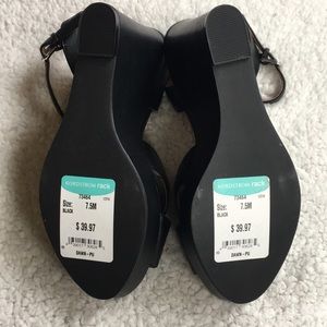Abound Shoes - Black wedges Abound Shoes - Black wedges